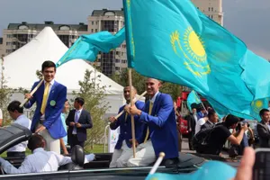 Астанинцы чествуют чемпионов Олимпийских игр-2016 (ФОТО)