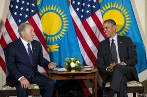 Назарбаев и Обама обсудили ситуацию в Донбассе