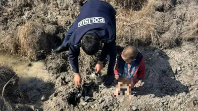 Трехлетний ребенок заблудился в степи в области Абай