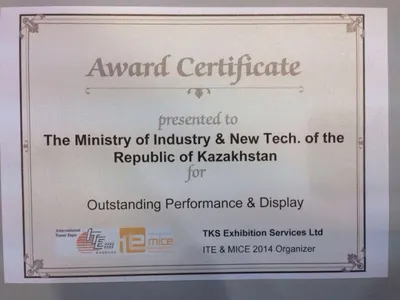 Стенд Казахстана признан лучшим на International Travel EХРО 2014Эксклюзив