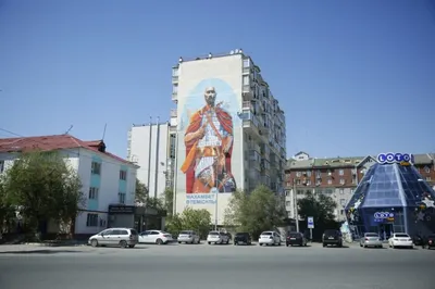 Street-art украсил несколько домов в Атырау