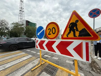 На ночь ограничат движение на участке проспекта Райымбека в Алматы