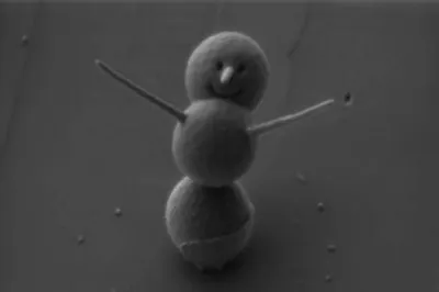 В США создан самый маленький снеговик в мире