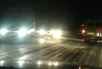 Массовое ДТП на трассе Павлодар - Омск – есть пострадавшие. ВИДЕО