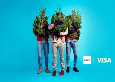 Uber и Visa дарят новогоднее чудо