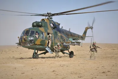 По тревоге были подняты боевые вертолеты Ми-8 в Мангистауской области