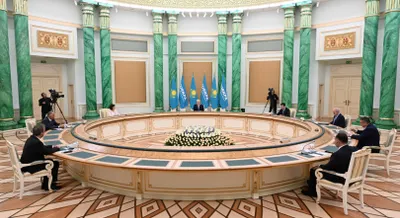 Президент провел встречу со спикерами парламентов стран – участниц ТюркПА