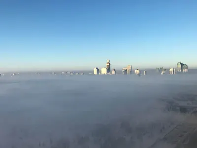Сильный смог накрыл Астану