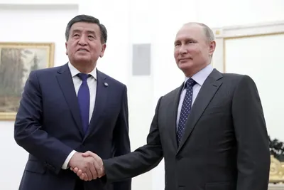 Владимир Путин заговорил на кыргызском