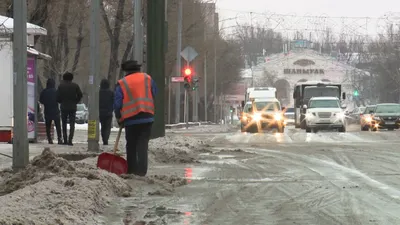 Жителей Алматы предупреждают о гололеде и снегопаде