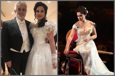 Мария Мудряк выступила с Пласидо Доминго