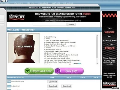 Лондонская полиция размещает рекламу на пиратских сайтах