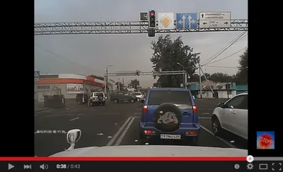 Авария «с перевертышем» (ВИДЕО)