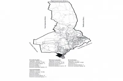 Определены границы четырех районов Туркестанской области