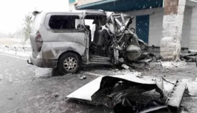 В Акмолинской области гололед стал причиной аварии с тремя погибшими