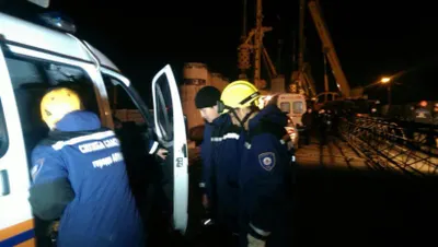 Погиб рабочий на строительстве развязки  (ФОТО)