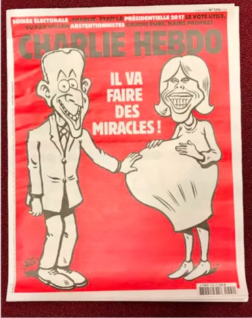 Charlie Hebdo выпустил карикатуру на жену президента Франции