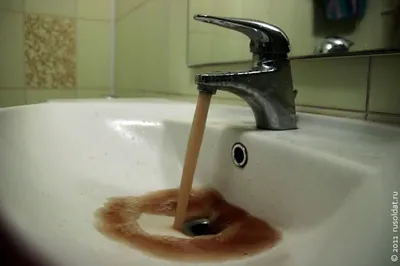 У Путина дома из крана течет ржавая вода