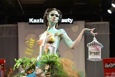 В Алматы прошел чемпионат по боди-арту и макияжу. ФотоЭксклюзив