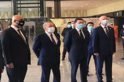 Назарбаев и Мамин открыли международный аэропорт в Туркестане