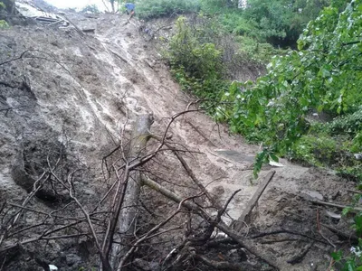В Алматы сошел очередной оползень