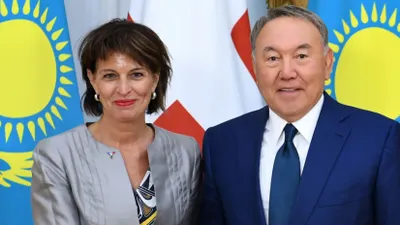 Нурсултан Назарбаев встретился с президентом Швейцарской Конфедерации