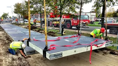 Первая в мире солнечная велодорожка построена в Нидерландах