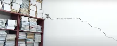 Новая школа разрушается в Жамбылской области