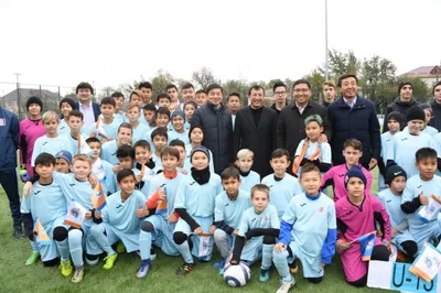 В Алматы открылся новый детский футбольный центр