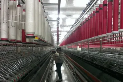 В Шымкенте начали выпускать хлопчатобумажную пряжу