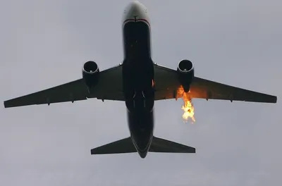 Двигатель самолета сборной Саудовской Аравии загорелся над Ростовом