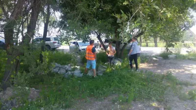 116 осужденных расчистили территорию поселка «Абай»