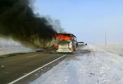 Владелец сгоревшего автобуса задержан в Ташкенте