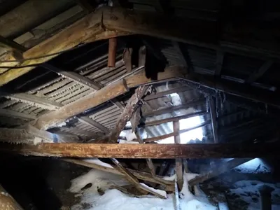 Обрушилась кровля пятиэтажного жилого дома в Петропавловске