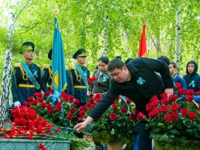 В Астане почтили память воинов, погибших в Великой Отечественной войне