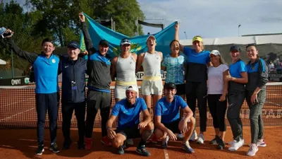 Историческую победу отдержала женская сборная Казахстана по теннису