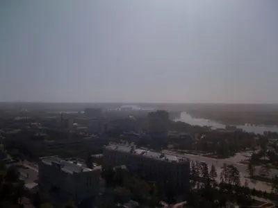 Павлодар накрыло черным пеплом