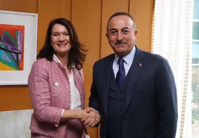 Перепалку на пресс-конференции устроили дипломаты из Турции и Швеции