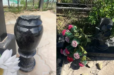 В Актау неизвестные громят городское кладбище