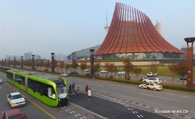 В Чжучжоу начались тесты движения поезда по виртуальным рельсам