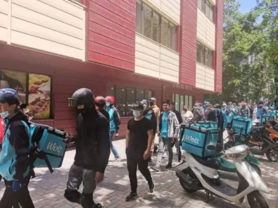 В Минтруда отреагировали на забастовку курьеров Wolt