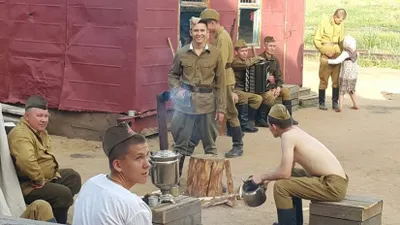 В Павлодаре снимают новое кино о войне (ФОТО)