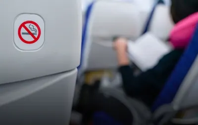 Оштрафован киевлянин, куривший на борту рейса из Сеула в Алматы