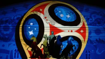 Россия представила космическую эмблему чемпионата мира по футболу