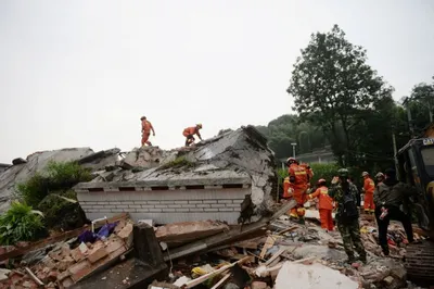 Сильное землетрясение произошло в провинции Китая