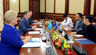 Нурлан Нигматулин провел ряд встреч