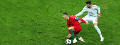 Роналду добыл ничью в матче Испании и Португалии