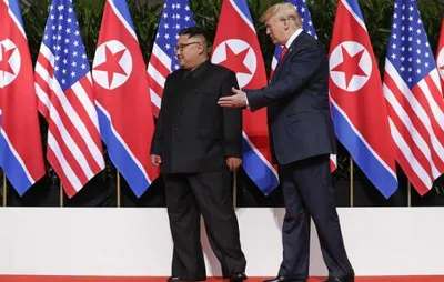 В Сингапуре встретились Дональд Трамп и Ким Чен Ын