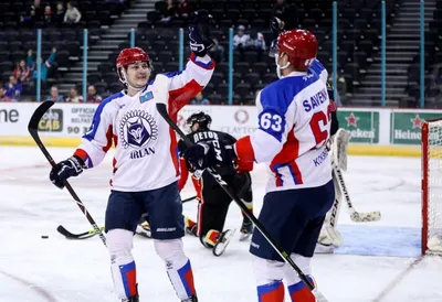 ХК «Арлан» разгромил белорусов на Континентальном Кубке