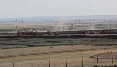 Ерлан Кошанов проверил строительство объездной дороги вокруг Караганды